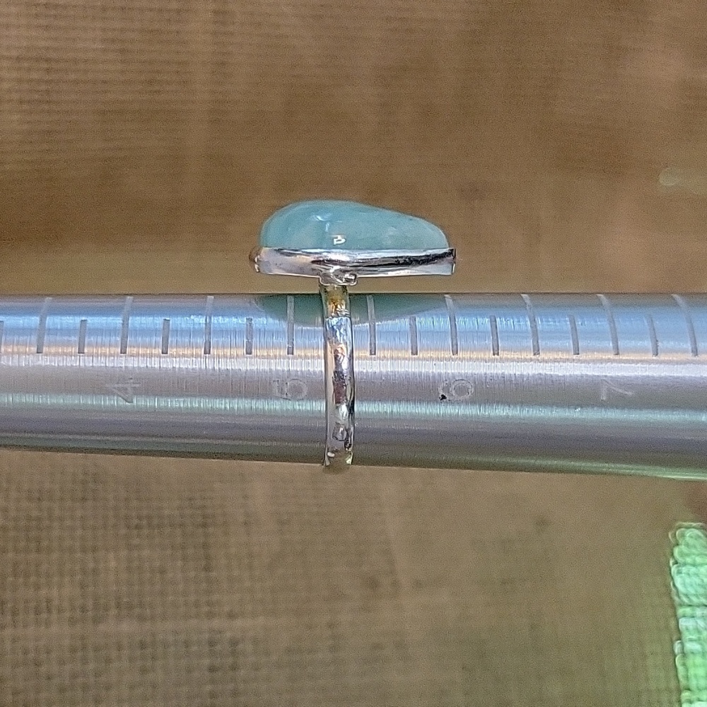 Amazonite Teardrop Ring - image 5